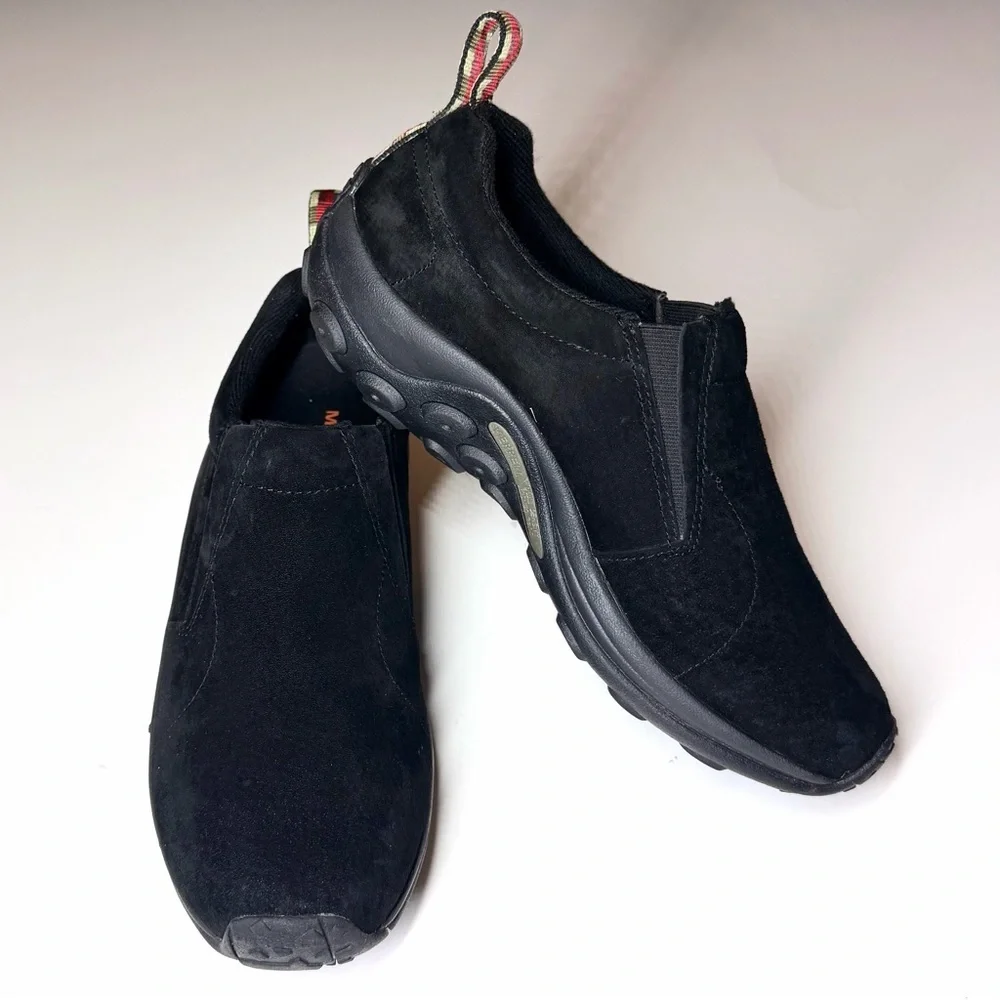 Merrell J60825 Men's Jungle Moc Slip-On Shoe, Midnight Black Size- 10.5